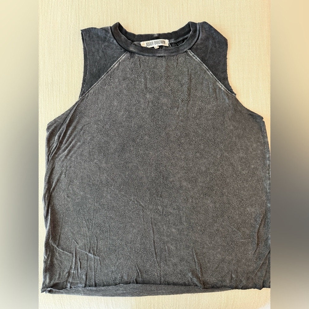 Joah Brown Charcoal Boyfriend Muscle Tank